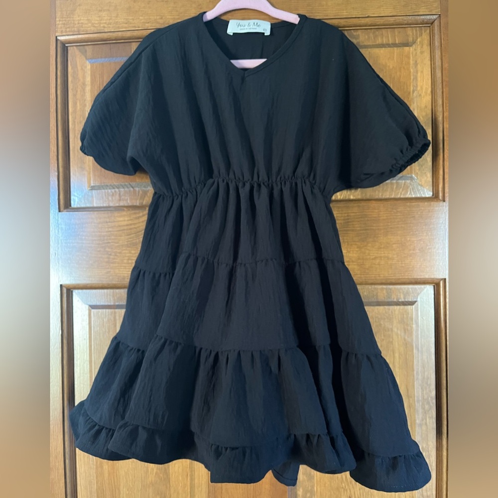 Chic Boutique Black Toddler Dress with Pockets You & Me mommy and me style